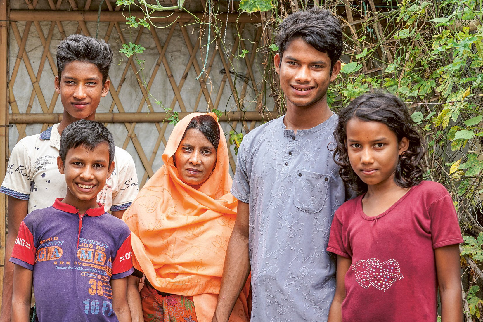 Abdul Hamid und Familie