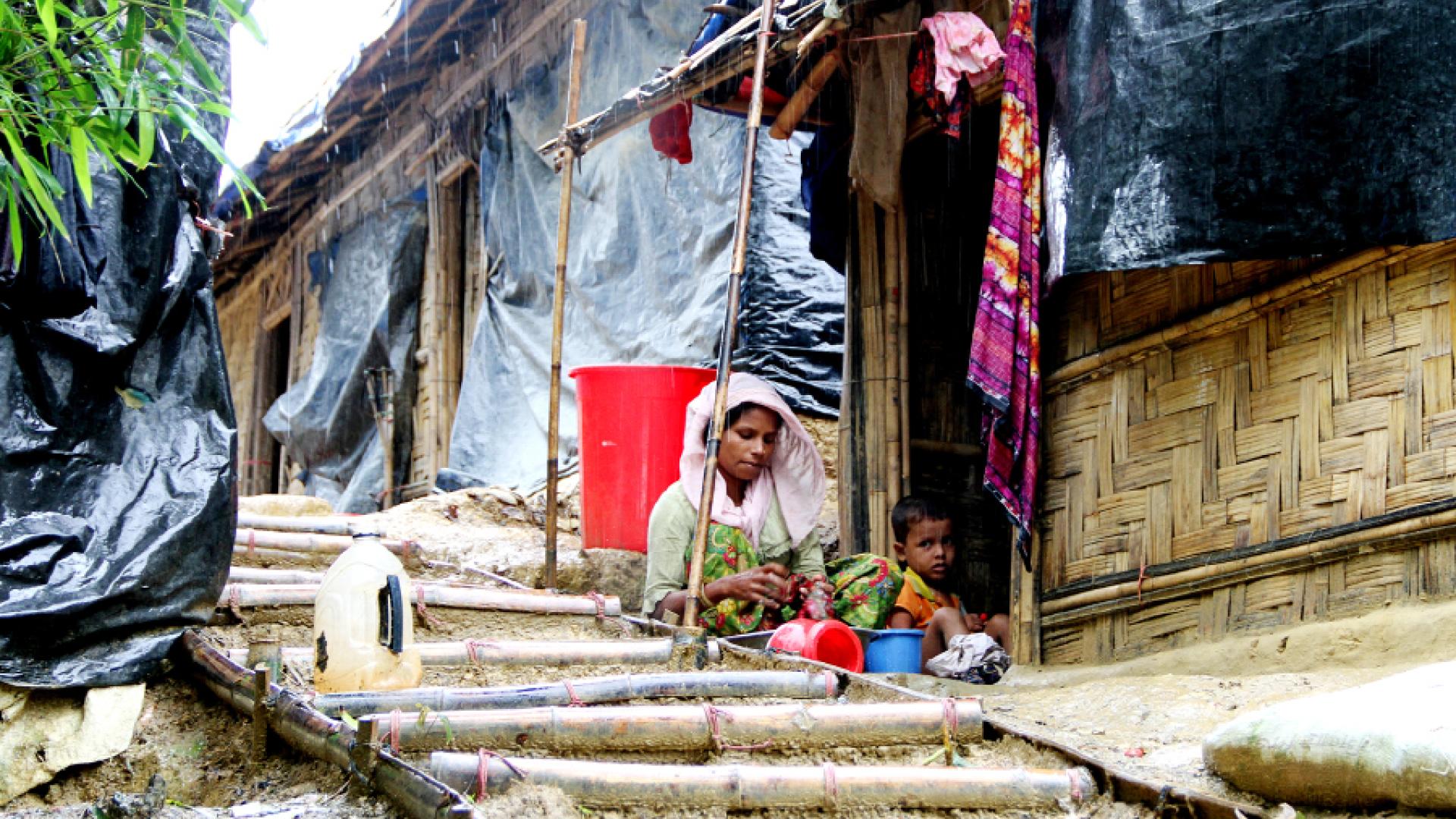 Monsun bedroht Rohingya in Bangladesch